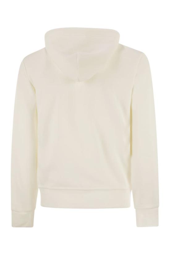 25FW 폴로 랄프로렌 더블 니트 후드 집업 710881517 083 WHITE - POLO RALPH LAUREN