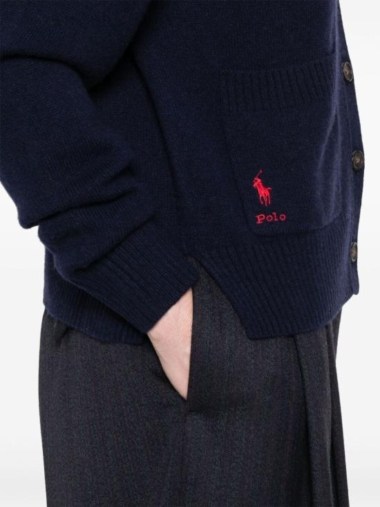 25FW 폴로 랄프로렌 가디건 211914536 001 BLUE - POLO RALPH LAUREN