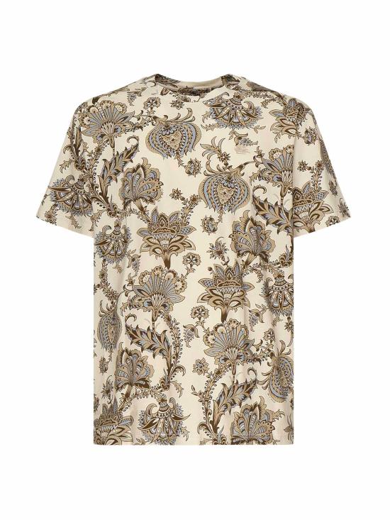 25SS 에트로 반팔 티셔츠 MRMA0002 AK576X0820 MultiColour