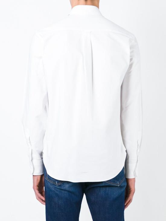 25FW 메종키츠네 긴팔 셔츠 PM00121KJ7025 P100 WHITE - MAISON KITSUNE