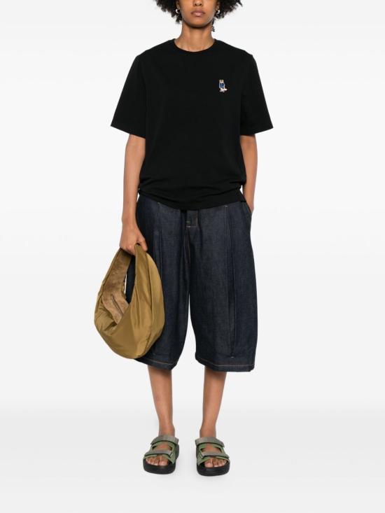 25FW 메종키츠네 반팔 티셔츠 PW00121KJ0119 P199 BLACK - MAISON KITSUNE