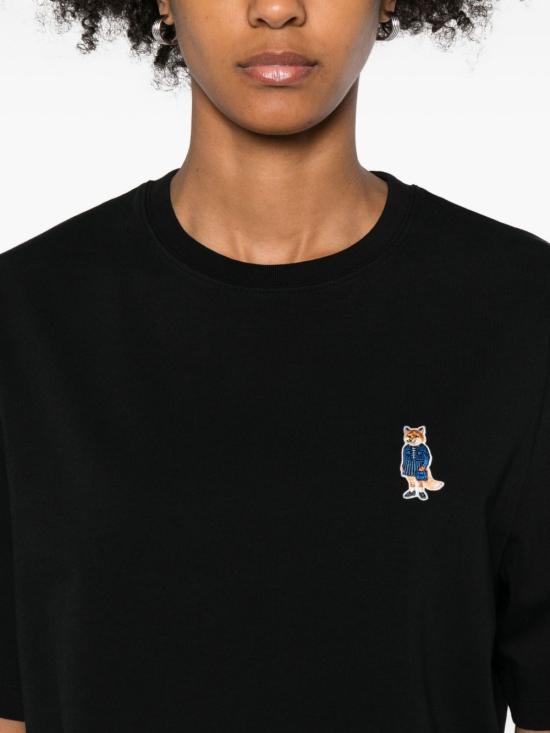 25FW 메종키츠네 반팔 티셔츠 PW00121KJ0119 P199 BLACK - MAISON KITSUNE