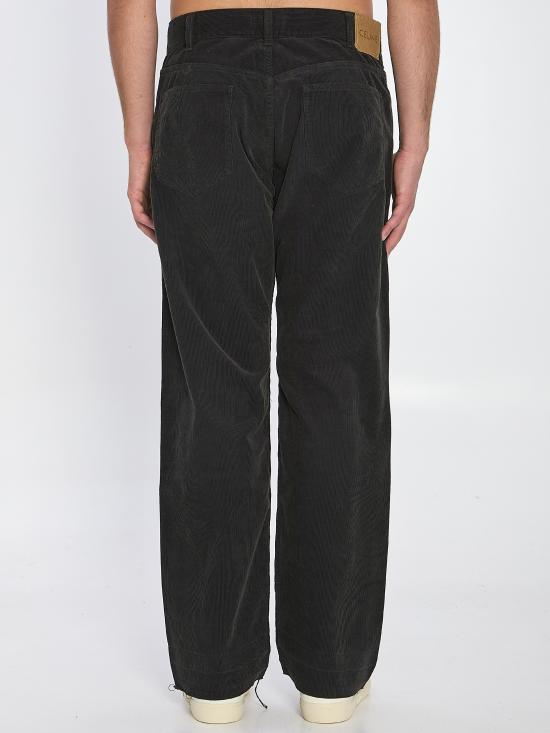 25FW 셀린느 웨슬리 코듀로이 진 2N785921V GBX9 BLACK - CELINE