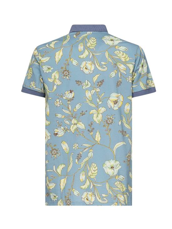 25SS 에트로 폴로 티셔츠 MRMD0004 AK571X0880 LIGHT BLUE MULTI - ETRO