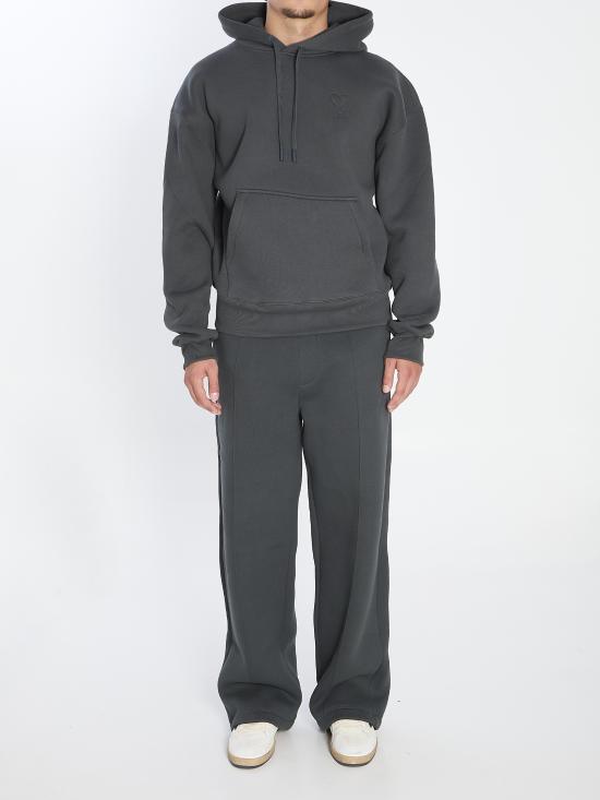 25FW 아미 후드 티셔츠 USW756749 020 GREY - AMI