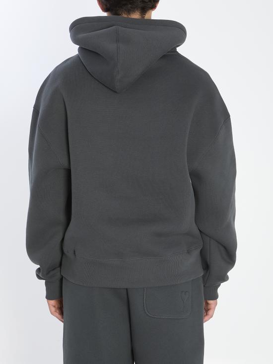 25FW 아미 후드 티셔츠 USW756749 020 GREY - AMI