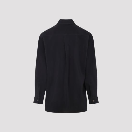 25FW 르메르 긴팔 셔츠 SH1202LF1308 BK999 BLACK - LEMAIRE