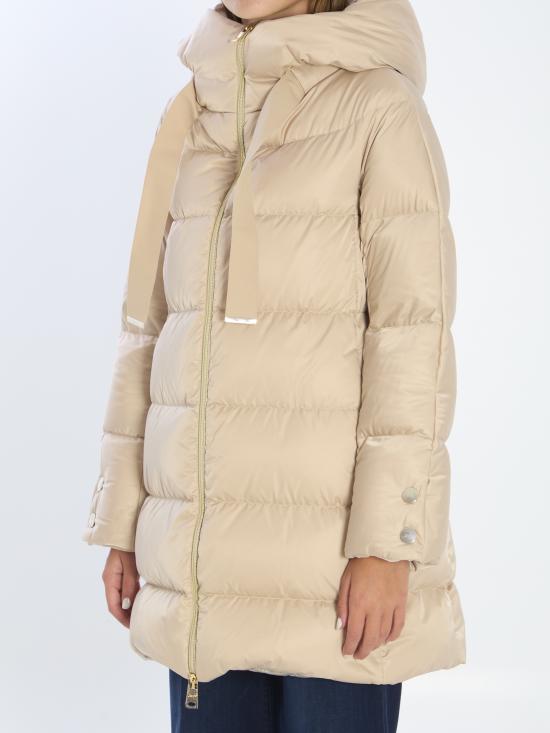 25FW 에르노 새틴 A-셰이프 재킷 PI1304D12170Z 1985 BEIGE - HERNO