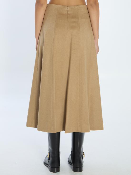 25FW 막스마라 롱 스커트 252110602260010362 001 BEIGE - MAX MARA