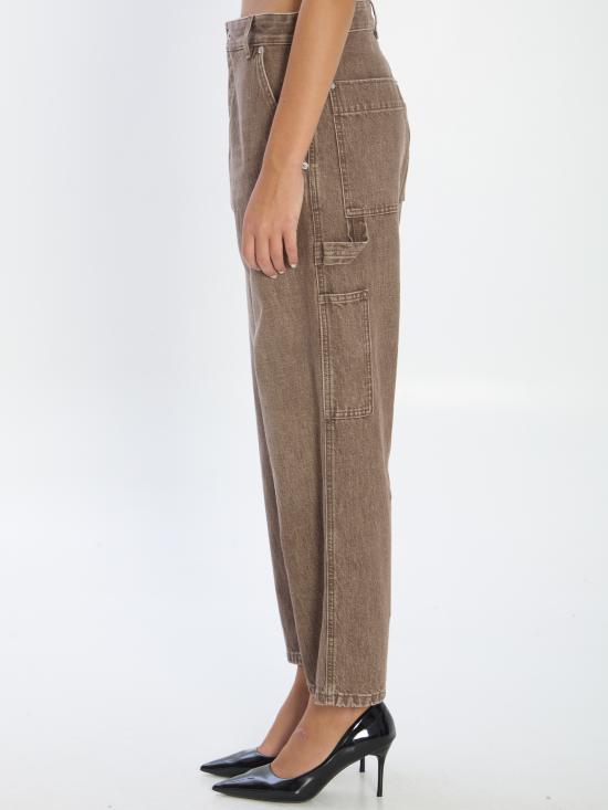 25FW 보테가베네타 스트레이트 팬츠 841022V4ZN0 2082 BROWN - BOTTEGA VENETA