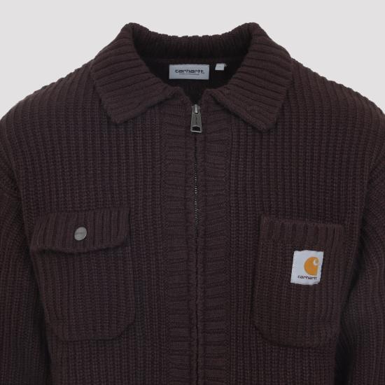 25FW 칼하트 WIP 초어 니트 자켓 I03539933HXX PALISANDER BROWN - CARHARTT WIP