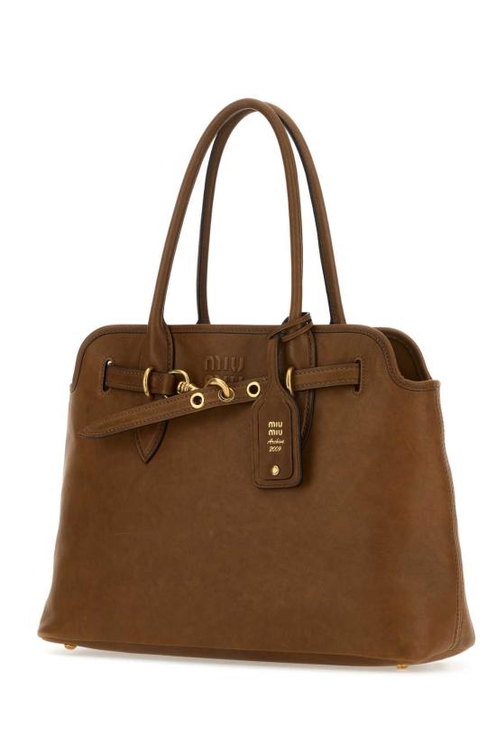 26FW 미우미우 아방뛰르 나파 레더 백 아방뛰르 나파 레더 백 5BG291VOON2BBL F0316 BROWN - MIU MIU