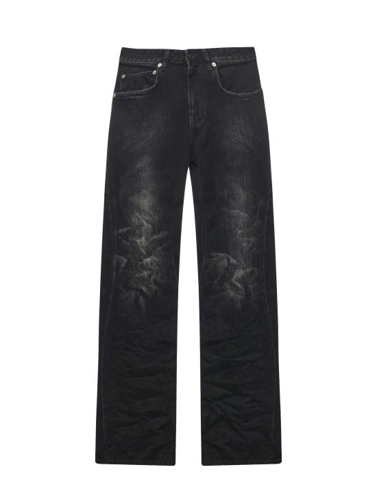 25FW 발렌시아가 데님 팬츠 852328 TTW671037 Black