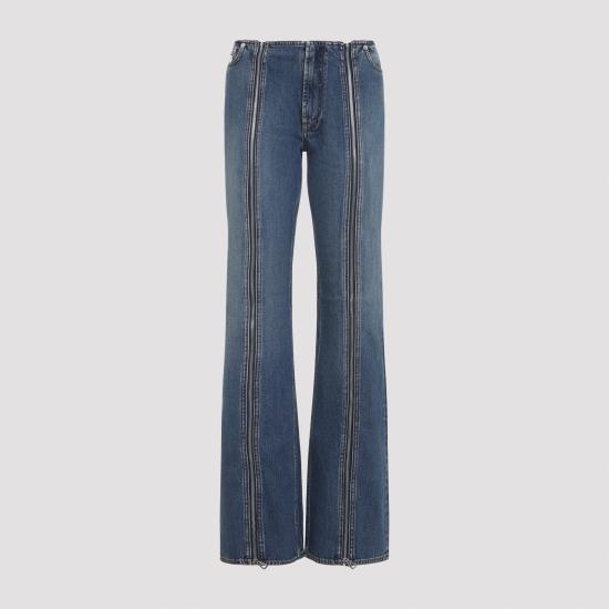 25FW 장 폴 고티에 스트레이트 팬츠 2504WTR031D02557 BLUE - JEAN PAUL GAULTIER