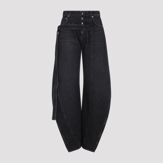 25FW 장 폴 고티에 스트레이트 팬츠 2503WTR022D01606 BLACK - JEAN PAUL GAULTIER