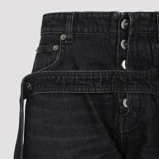 25FW 장 폴 고티에 스트레이트 팬츠 2503WTR022D01606 BLACK - JEAN PAUL GAULTIER