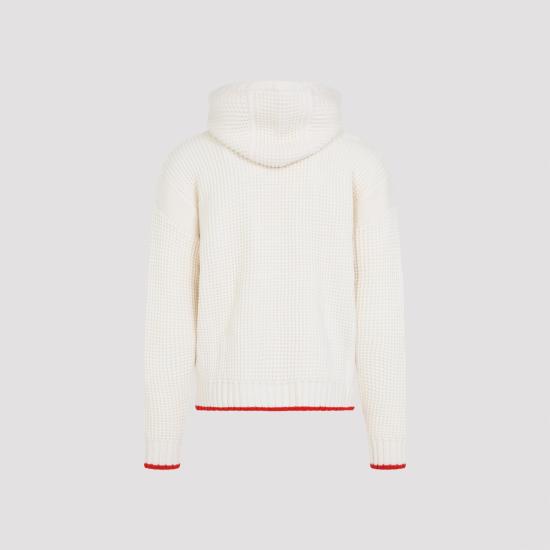 25FW 카사블랑카 후드 티셔츠 MAW25KW104301 WHITE - CASABLANCA