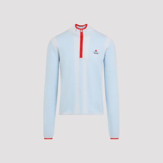 25FW 카사블랑카 스웨터 MAW25KW105301 BLUE - CASABLANCA