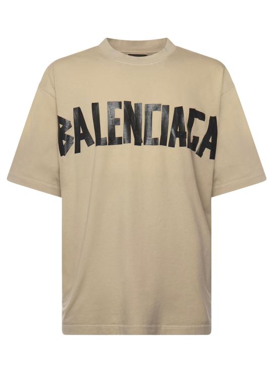 25FW 발렌시아가 반팔 티셔츠 764235 TSVK19501 Beige