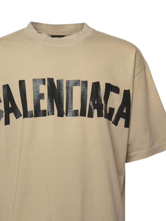 25FW 발렌시아가 반팔 티셔츠 764235 TSVK19501 Beige - BALENCIAGA