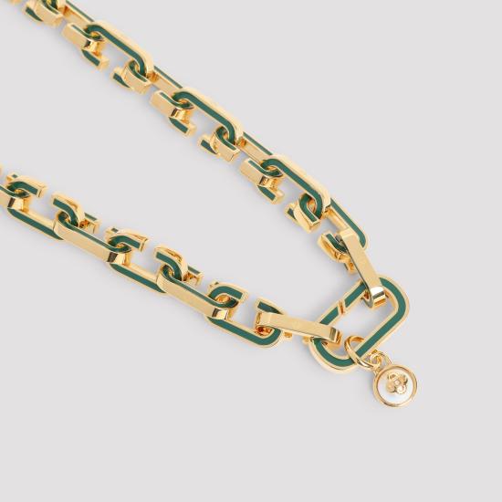 25FW 카사블랑카 브레이슬릿 AAW25JW32301 GREEN METALLIC - CASABLANCA