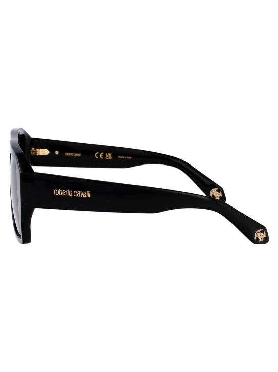 25SS 로베르토 카발리 선글라스 SRC125M 0700 NERO LUCIDO - ROBERTO CAVALLI