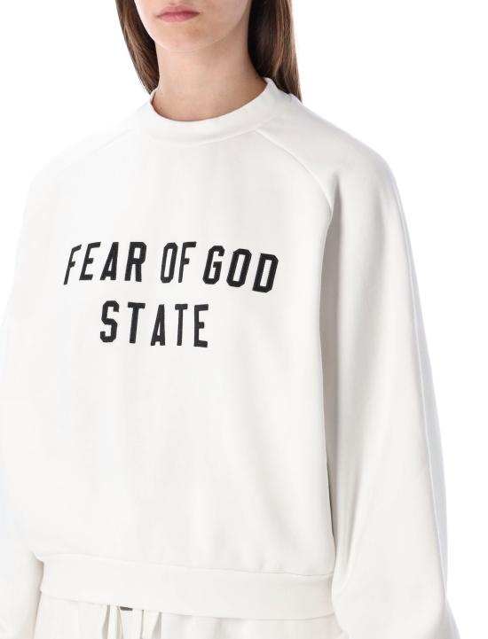 25FW 피어오브갓 플리스 집업 후디 192SP257834FW BW BRIGHT WHITE - FEAR OF GOD