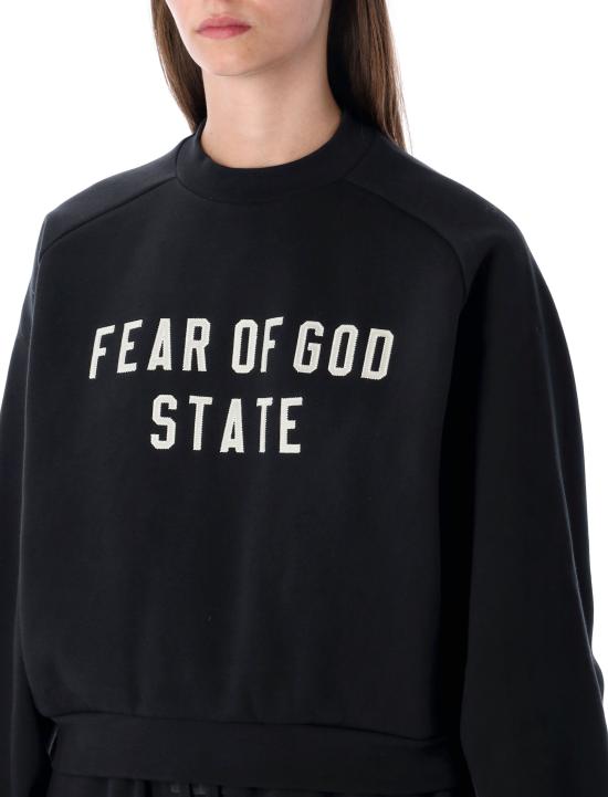 25FW 피어오브갓 플리스 집업 후디 192SP257830FW JB JET BLACK - FEAR OF GOD