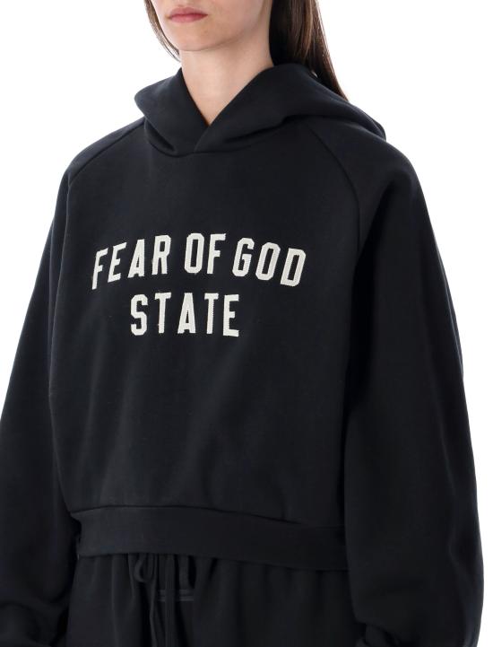 25FW 피어오브갓 플리스 집업 후디 192SP257820FW JB JET BLACK - FEAR OF GOD