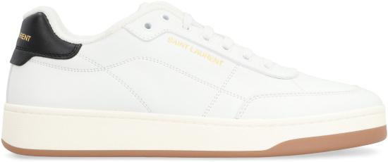 25FW 생로랑 스니커즈 81947600NI0 9061 WHITE BLACK - SAINT LAURENT