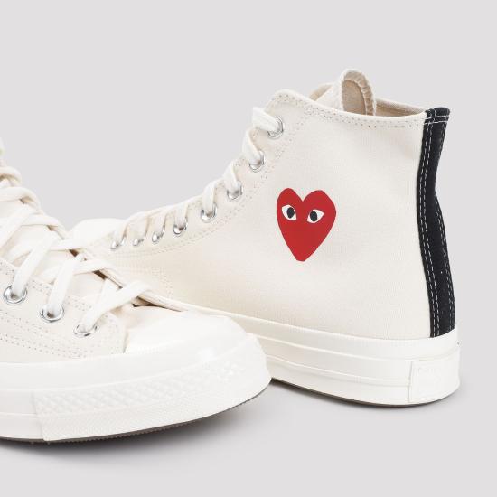 25FW 꼼데가르송 플레이 X 컨버스 스니커즈 AZK129001 2 WHITE - COMME DES GARCONS PLAY CONVERSE
