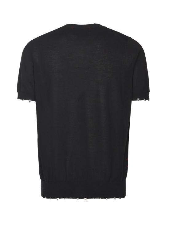 25SS 아마란토 반팔 티셔츠 B9D0058 99 Black - AMARANTO