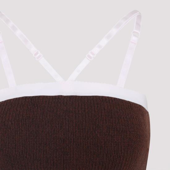 25FW 프라다 민소매 티셔츠 P29B98SAAO18JRF0003 brown - PRADA