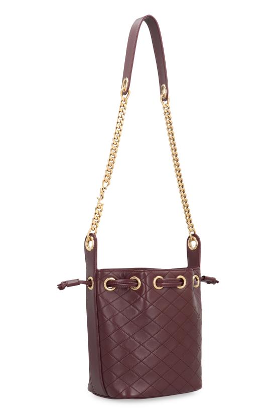 25FW 생로랑 카산드라 램스킨 버킷백 8408861EL076195 Red purple or grape - SAINT LAURENT