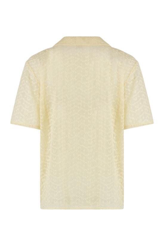 25FW 생로랑 팬티 843691Y3K477652 panna - SAINT LAURENT