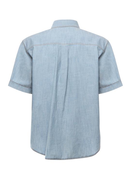 25SS 펜디 데님 셔츠 FS1321 AUWXF0LQ0 Blue - FENDI