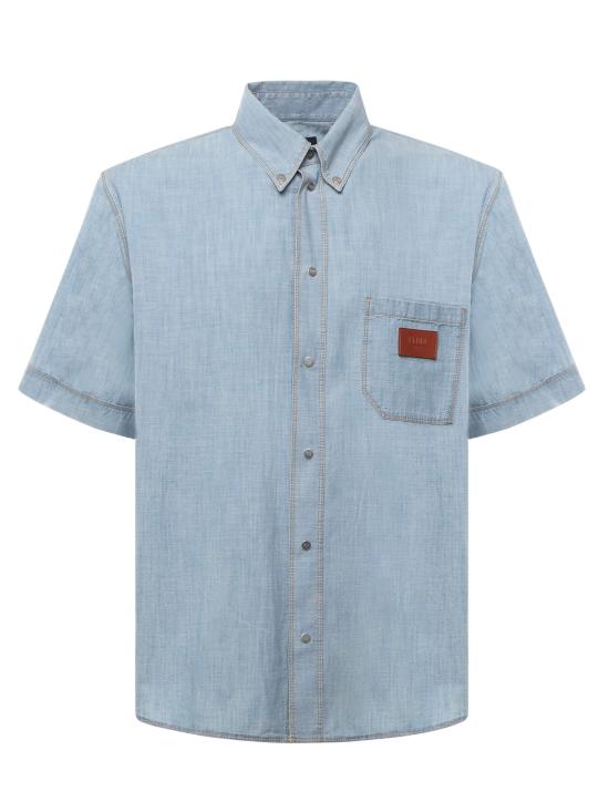 25SS 펜디 데님 셔츠 FS1321 AUWXF0LQ0 Blue