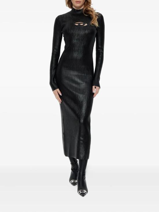 25FW 디젤 롱 원피스 A141860QVCE9XXD black - DIESEL