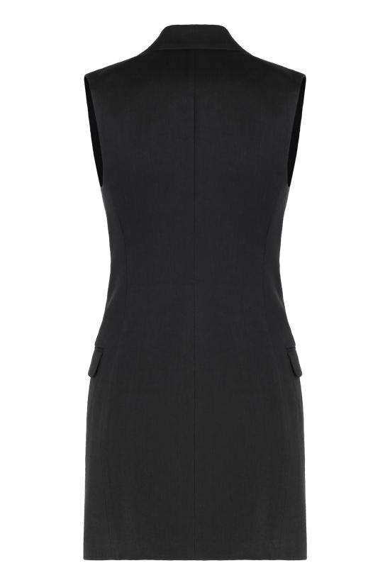 25SS 엘리자베타프랜치 미디 원피스 AB85352E2110 black - ELISABETTA FRANCHI