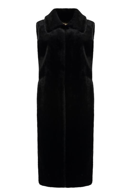 25FW 비비 쿠튀르 무스탕 SCARLETBLACK black