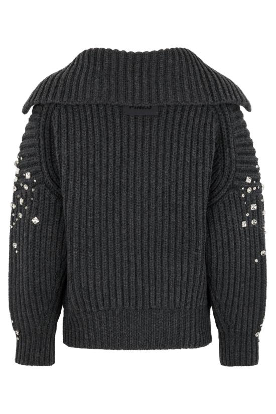 25FW 핑코 스웨터 105638A2TRK07 grey - PINKO