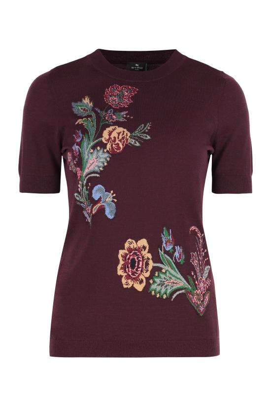 25FW 에트로 스웨터 WRKE0317AQ170F0130 Burgundy