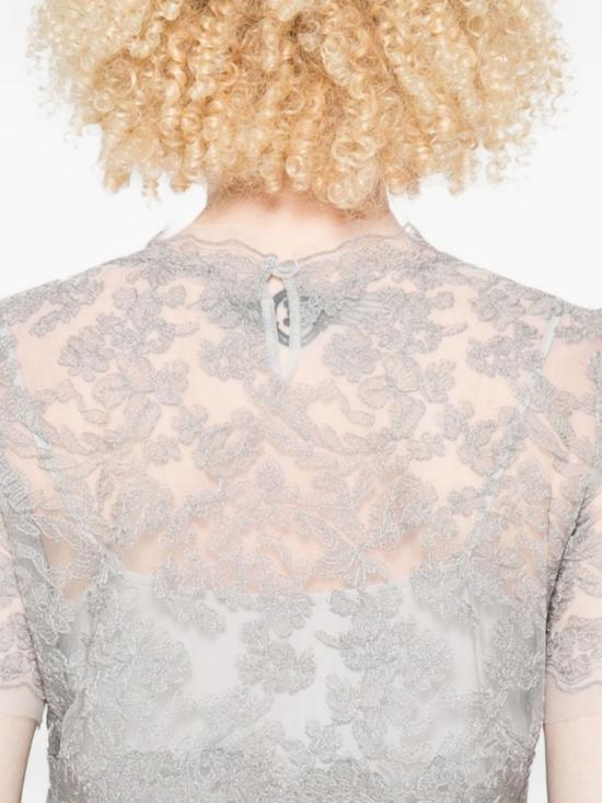 25FW 에르마노 설비노 반팔 티셔츠 D472L336CSEQC75102 CLEAR BLUE - ERMANNO SCERVINO