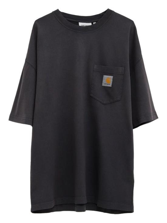 25FW 칼하트 WIP 숏슬리브 허드슨 포켓 티셔츠 I035140 895F GREY