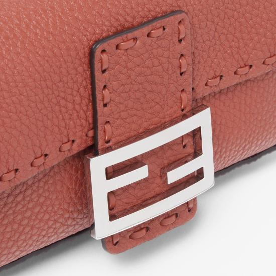 25FW 펜디 바게트 미니 탑스티칭 셀러리아백 8BS017ARBB F1TDU SIENNAP - FENDI