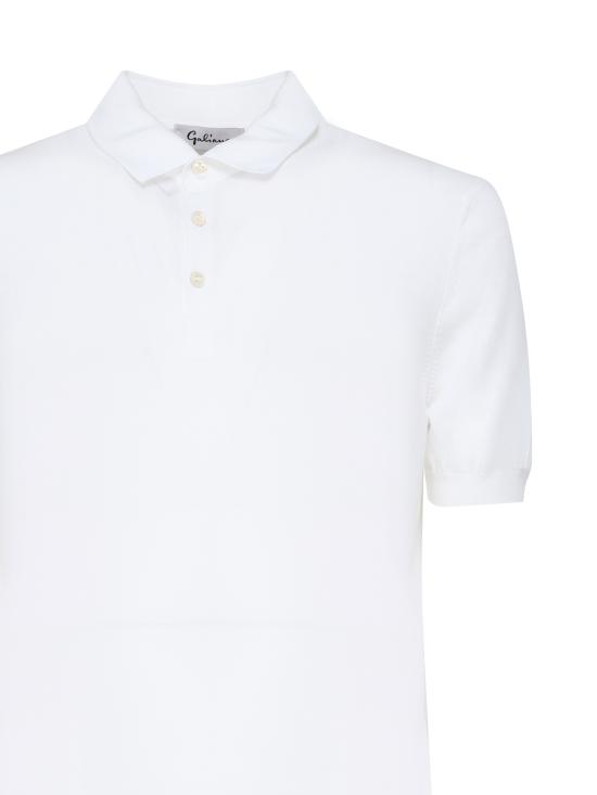 25FW 갈리아노 폴로 티셔츠 57119 20615002 White - GALIANO