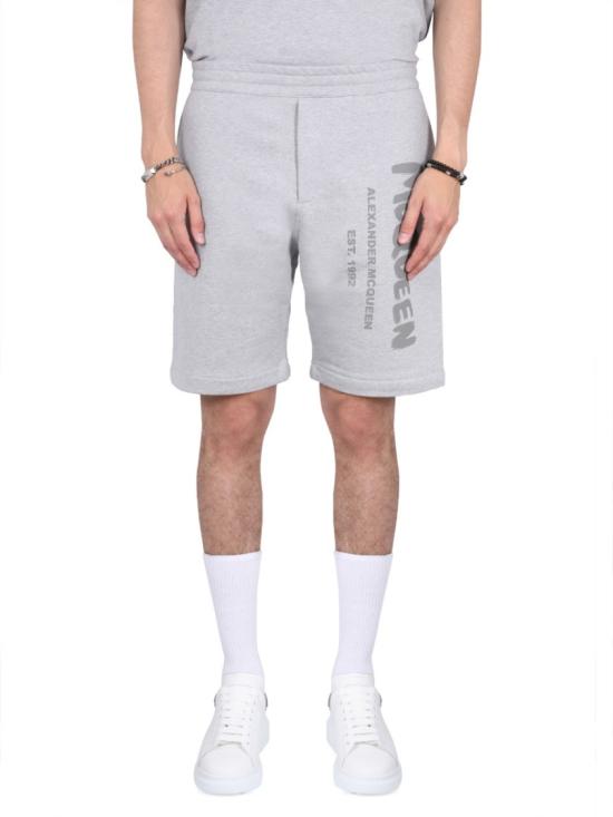  알렉산더 맥퀸 숏팬츠 688717 QVZ810922 Grey