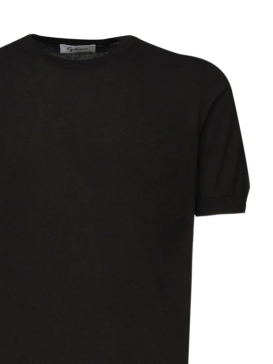 25FW 갈리아노 반팔 티셔츠 43154 20731099 Black - GALIANO