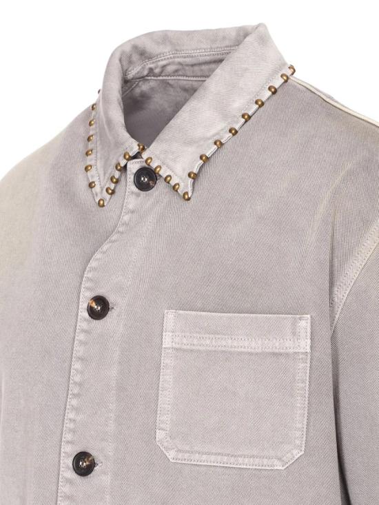 25FW 골든구스 긴팔 셔츠 GMP01313P00208460100 GREY - GOLDEN GOOSE