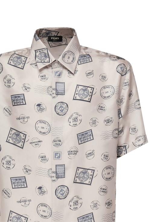 25SS 펜디 반팔 셔츠 FS0795 AUVPF0YPK White - FENDI